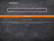 Tablet Screenshot of glasbonbon.de